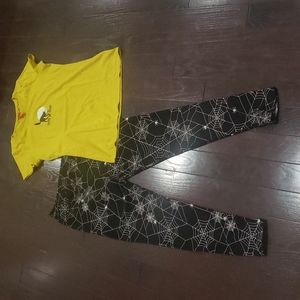 EUC size Medium Halloween top and bottom
